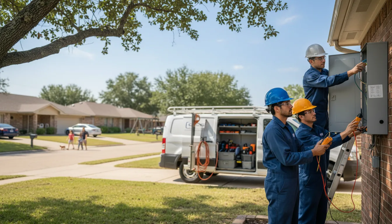 Certified electrician providing emergency electrical services in Madera, PA